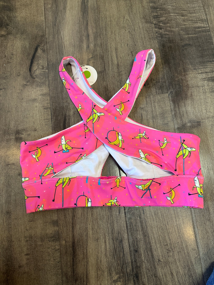 *SAMPLE* Banana Splits Pink Peekaboo Bra Sz M