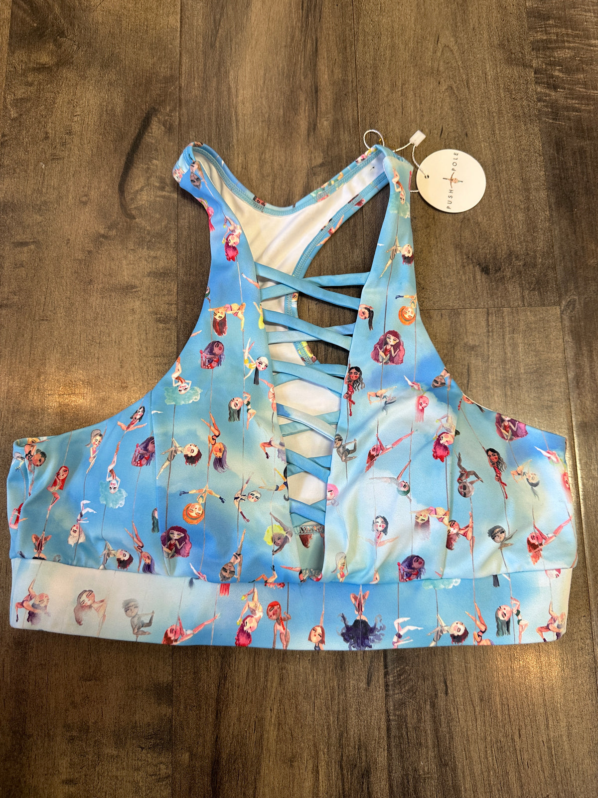 *SAMPLE* Head in Cloud Criss Cross Front Bra Sz M