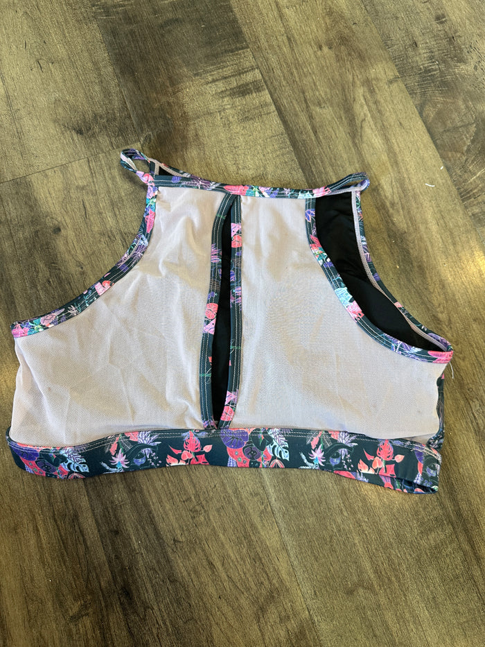 *SAMPLE* Pole & Plants High Neck Halter Bra Sz M