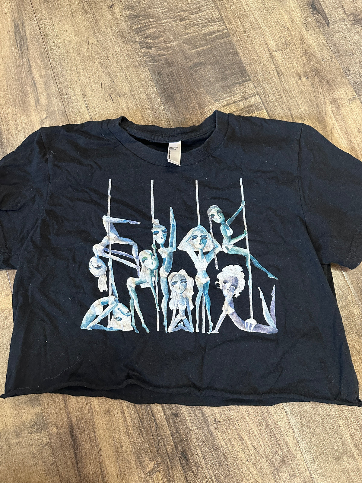 *PRE-LOVED* Pole Sisters Crop Tee Sz M/L