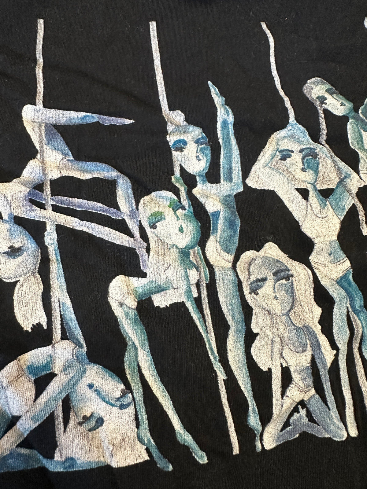 *PRE-LOVED* Pole Sisters Crop Tee Sz M/L