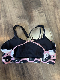 *SAMPLE* Yin Yang Eyes Rose Heartbreaker Bra (large heart) Sz M