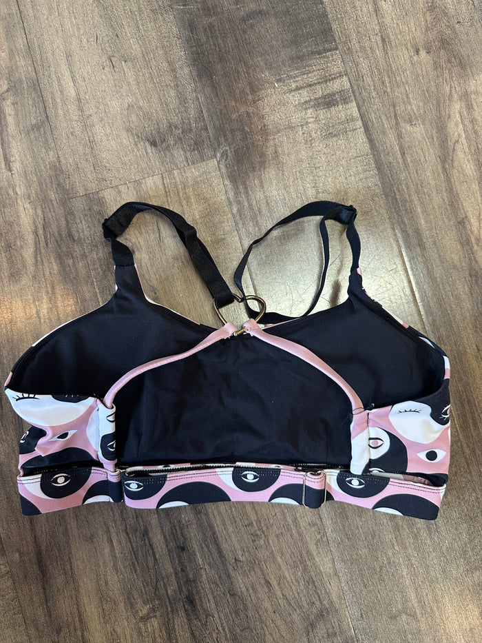 *SAMPLE* Yin Yang Eyes Rose Heartbreaker Bra (large heart) Sz M