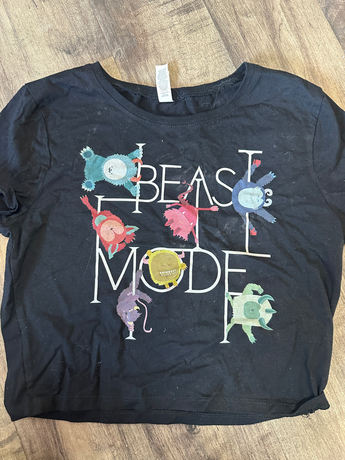 *PRE-LOVED* Beast Mode Crop Tee Sz M/L