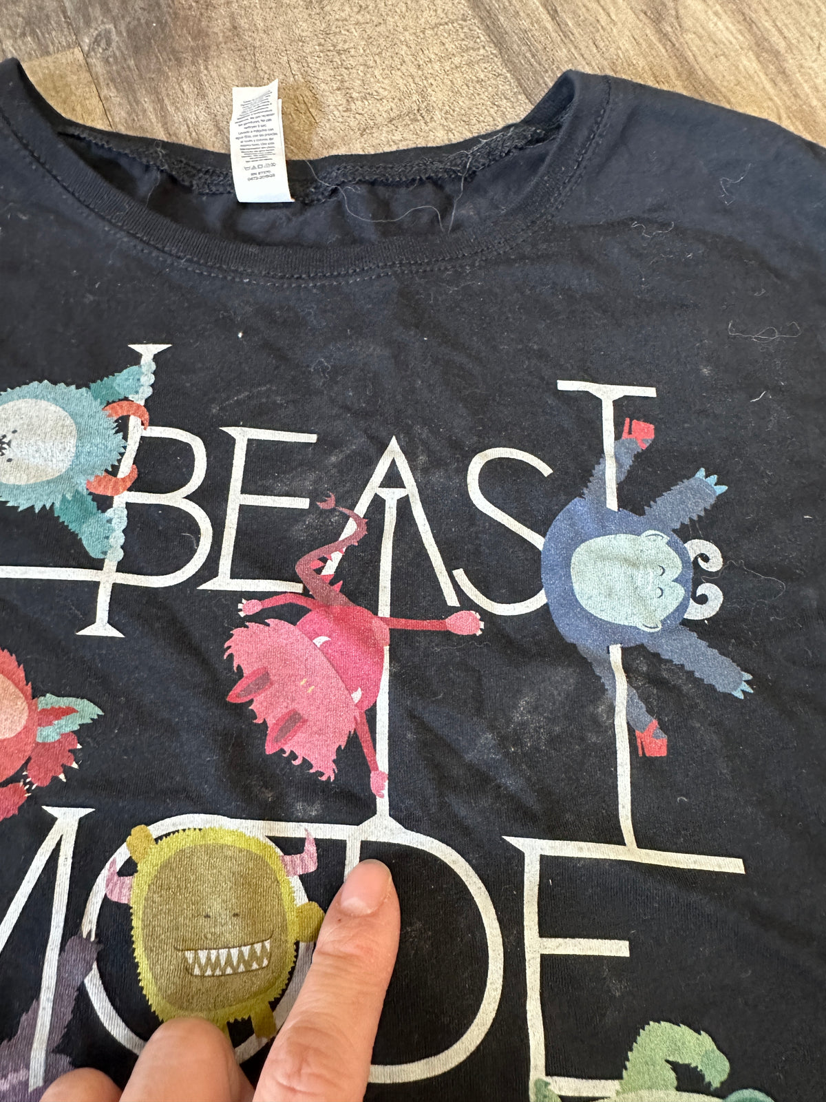 *PRE-LOVED* Beast Mode Crop Tee Sz M/L