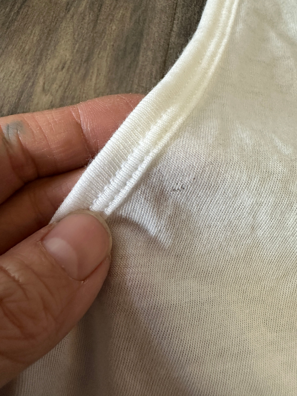 *OOPSIES* Off Duty Poler Cropped Tank White Sz S