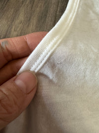 *OOPSIES* Off Duty Poler Cropped Tank White Sz S