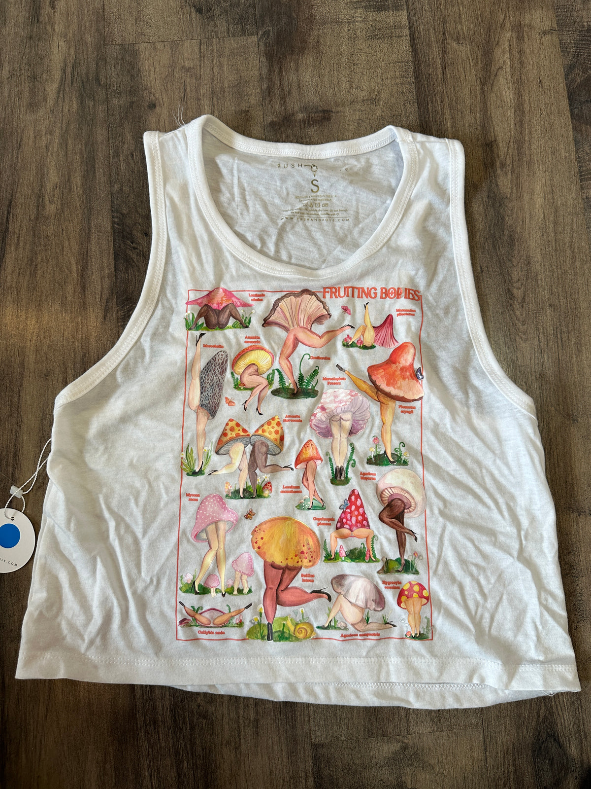 *OOPSIES* Fruiting Bodies Cropped Tank Sz S