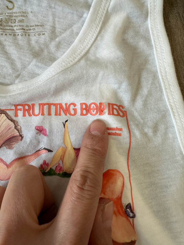 *OOPSIES* Fruiting Bodies Cropped Tank Sz S