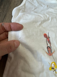 *OOPSIES* Off Duty Poler Tank White S