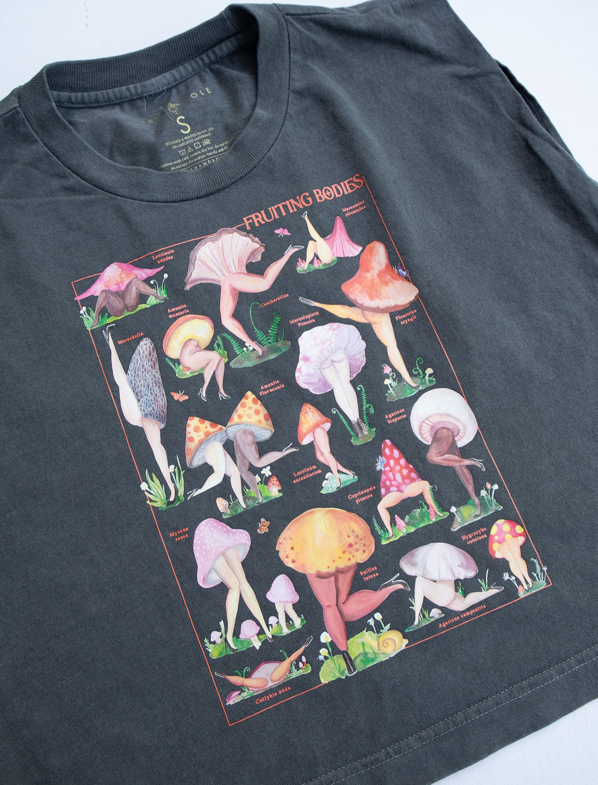 Fruiting Bodies Mushrooms Vintage Muscle Top