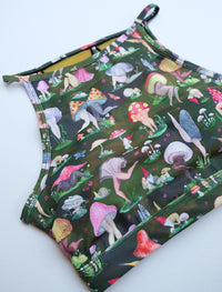Fruiting Bodies Mushrooms High Neck Halter Bra