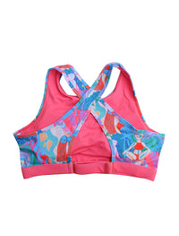 Rainbow Dancers Sunrise High Neck Cross Back Bra