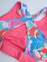 Rainbow Dancers Sunrise High Neck Cross Back Bra