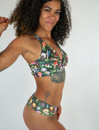 Fruiting Bodies Mushrooms Twist Plunge Bra