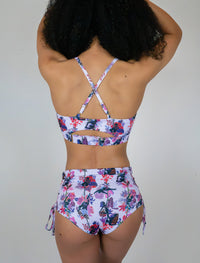 Pole & Plants Lavender Twist Front Bra