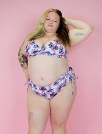 Pole & Plants Lavender Twist Front Bra