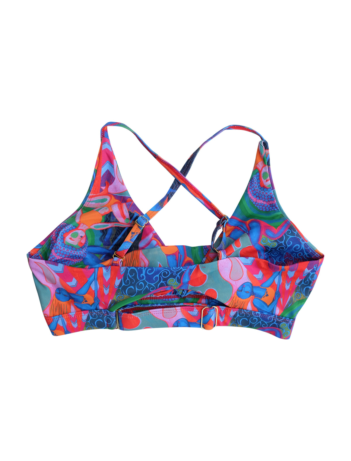 Rainbow Dancers Sunset Twist Front Bra