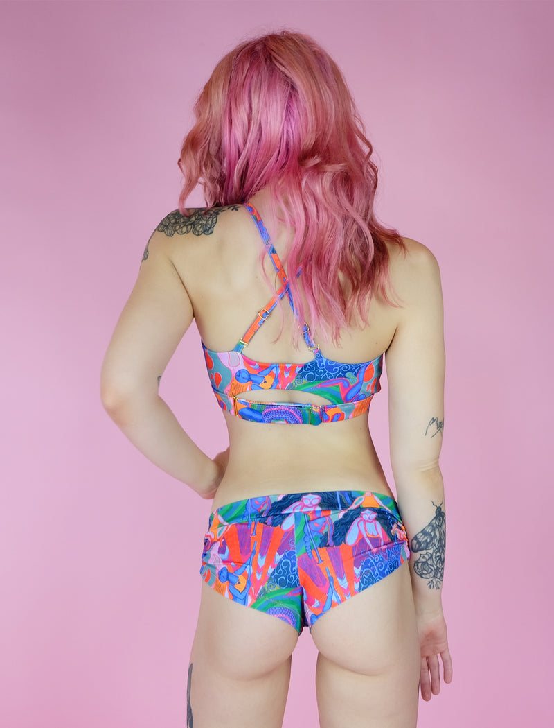 Rainbow Dancers Sunset Twist Front Bra