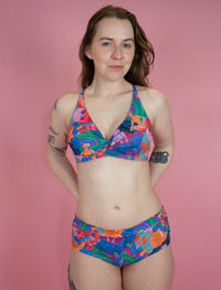 Rainbow Dancers Sunset Twist Front Bra
