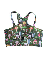 Fruiting Bodies Mushrooms Peekaboo Bra