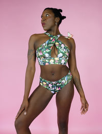 Fruiting Bodies Mushrooms Peekaboo Bra