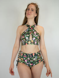 Fruiting Bodies Mushrooms Peekaboo Bra