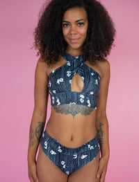 Night Poling Pandas Peekaboo Bra