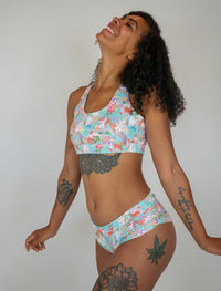 Pole & Plants Mint Scoop Bra