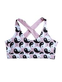 Yin Yang Eyes Rosé Scoop Bra