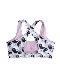 Yin Yang Eyes Rosé Scoop Bra
