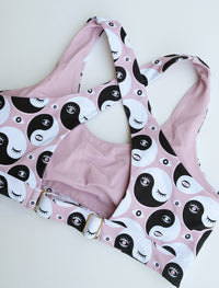 Yin Yang Eyes Rosé Scoop Bra