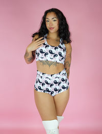 Yin Yang Eyes Rosé Scoop Bra