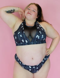 Night Poling Pandas V-Mesh Bra