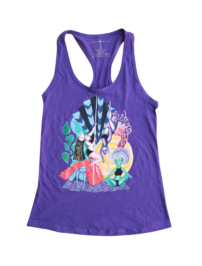 Rainbow Dancers Racerback Tank