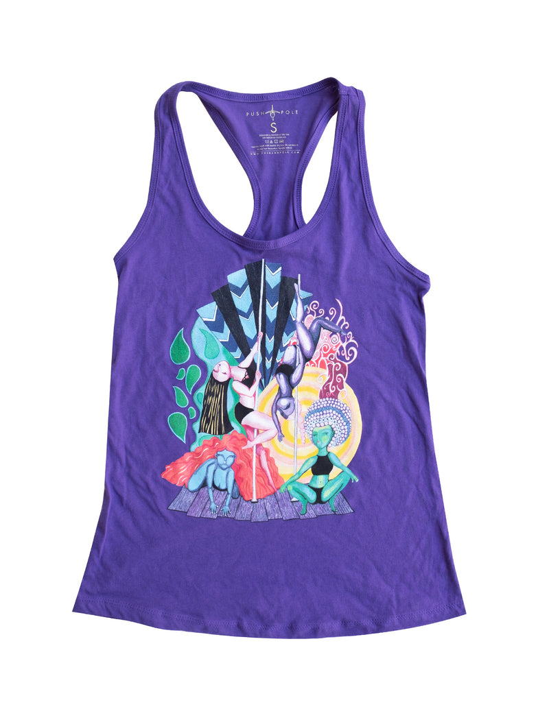 Rainbow Dancers Racerback Tank