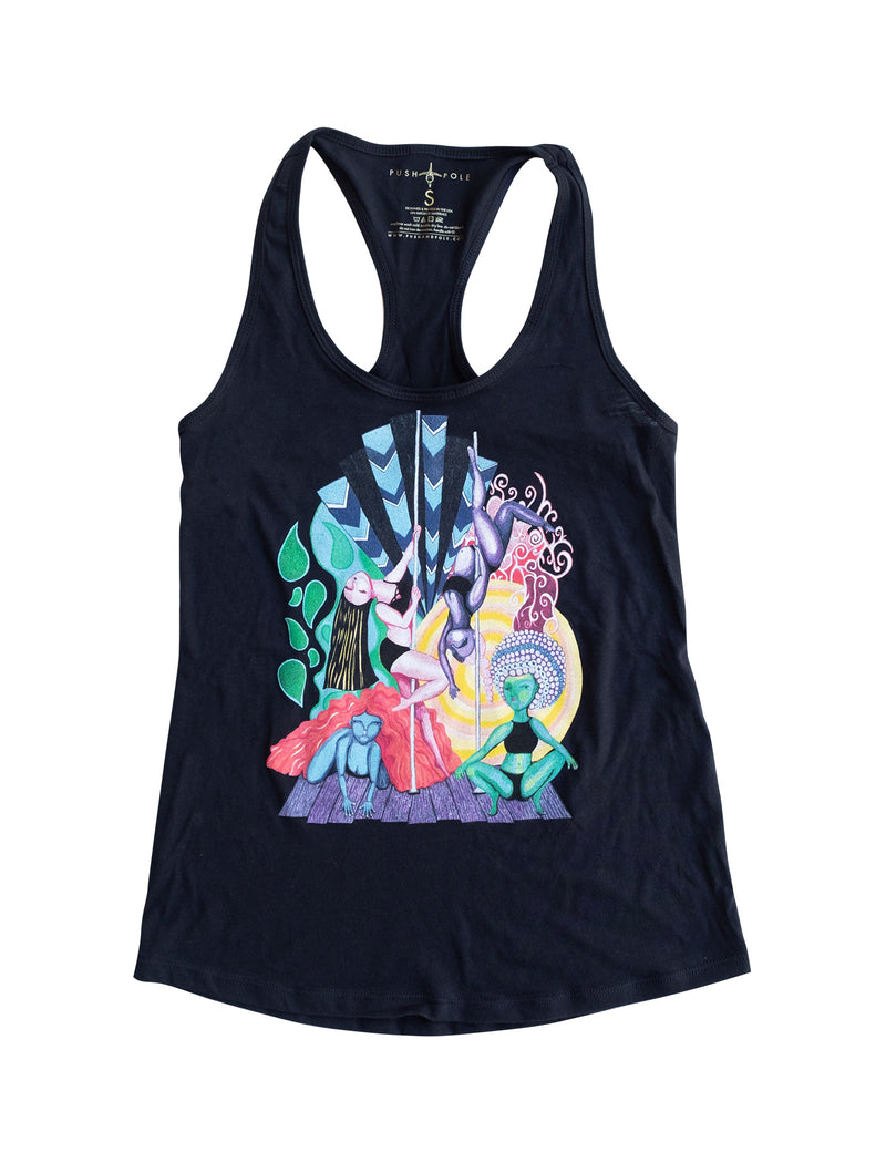 Rainbow Dancers Racerback Tank