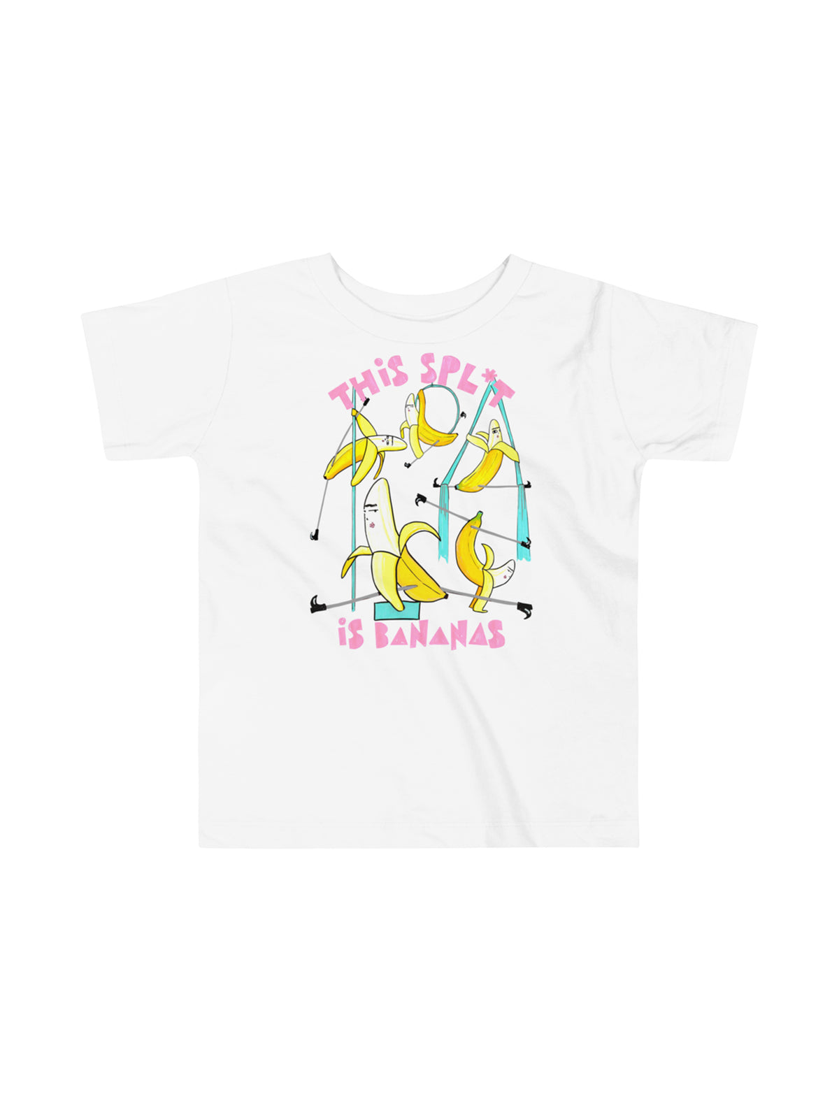 This Spl*t is Bananas Toddler Short Sleeve T-Shirt