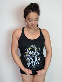 Swole Because I Pole Tri-Blend Tank