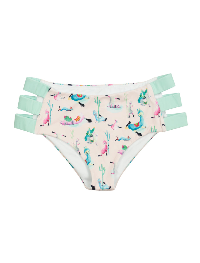 Low Flow Llamas Strappy Side Shorts