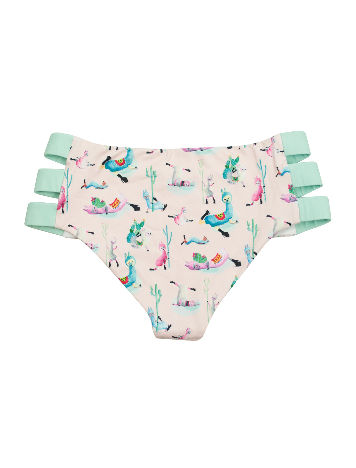 Low Flow Llamas Strappy Side Shorts
