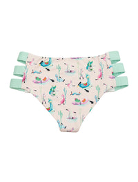 Low Flow Llamas Strappy Side Shorts