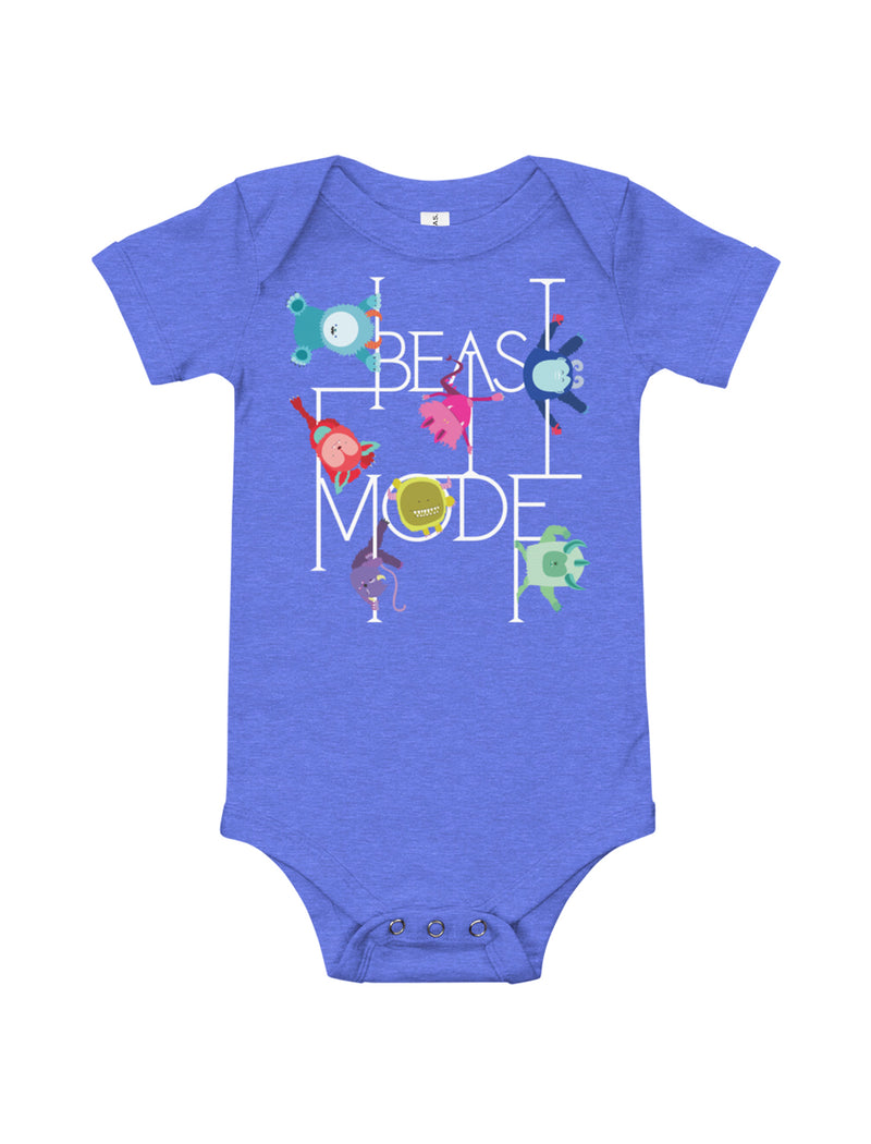 Beast Mode Baby Short Sleeve One Piece