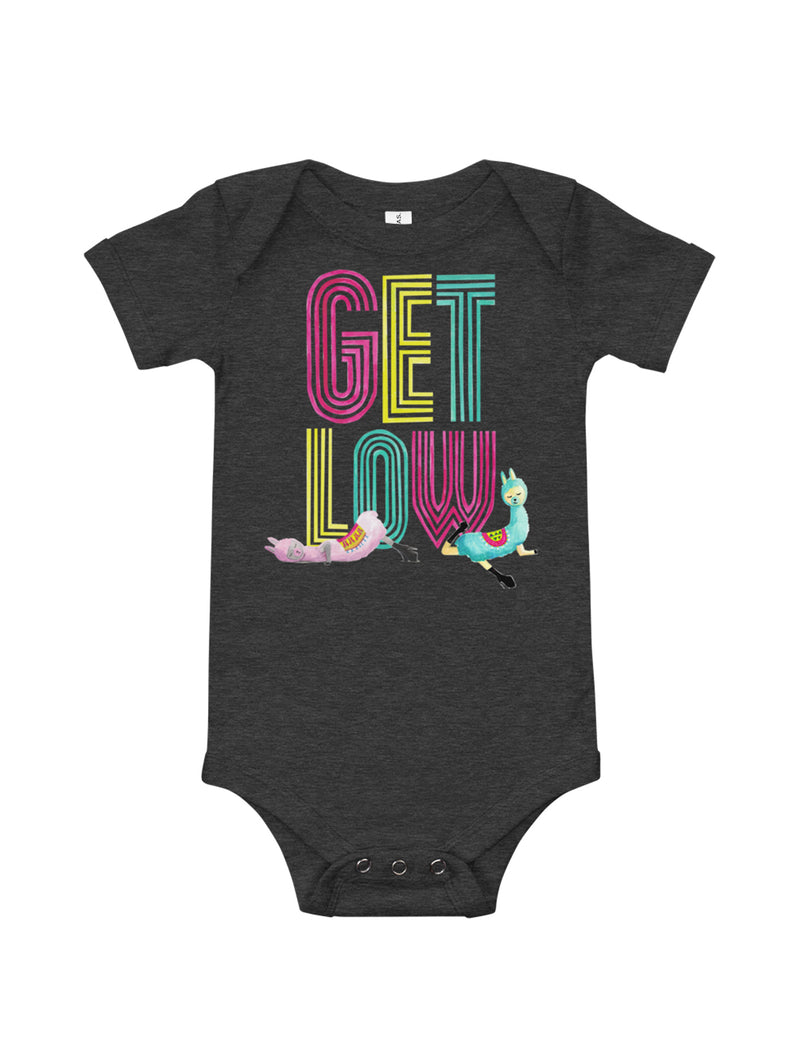 Low Flow Llamas Baby Short Sleeve One Piece