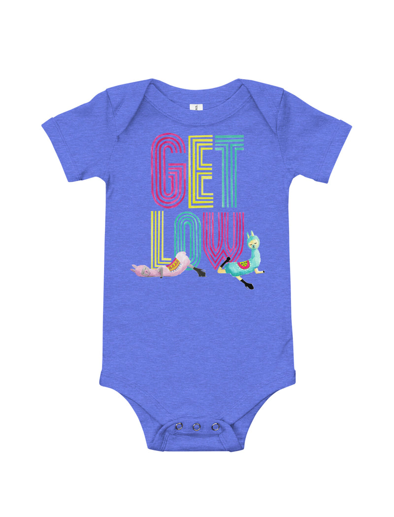 Low Flow Llamas Baby Short Sleeve One Piece