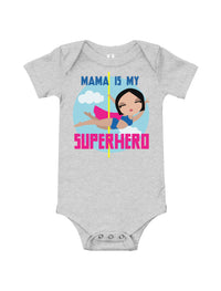 Mama Is My Superhero Customizable Baby Bodysuit