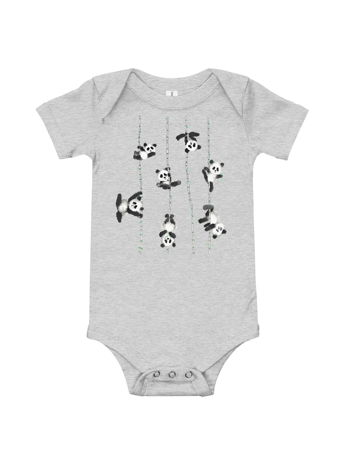 Poling Pandas Baby Short Sleeve One Piece