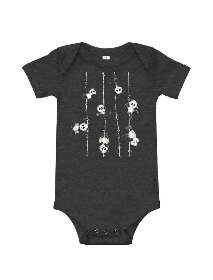 Poling Pandas Baby Short Sleeve One Piece