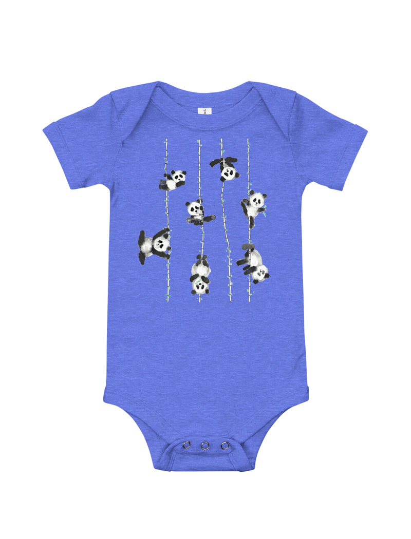 Poling Pandas Baby Short Sleeve One Piece