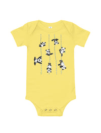 Poling Pandas Baby Short Sleeve One Piece